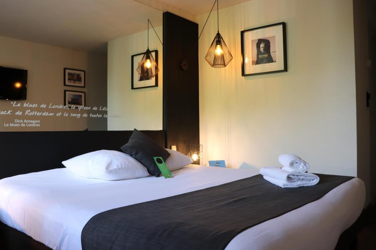 Logis Hotel Restaurant Des Acacias Lille Neuville En Ferrain Невиль-ан-Феррен Экстерьер фото