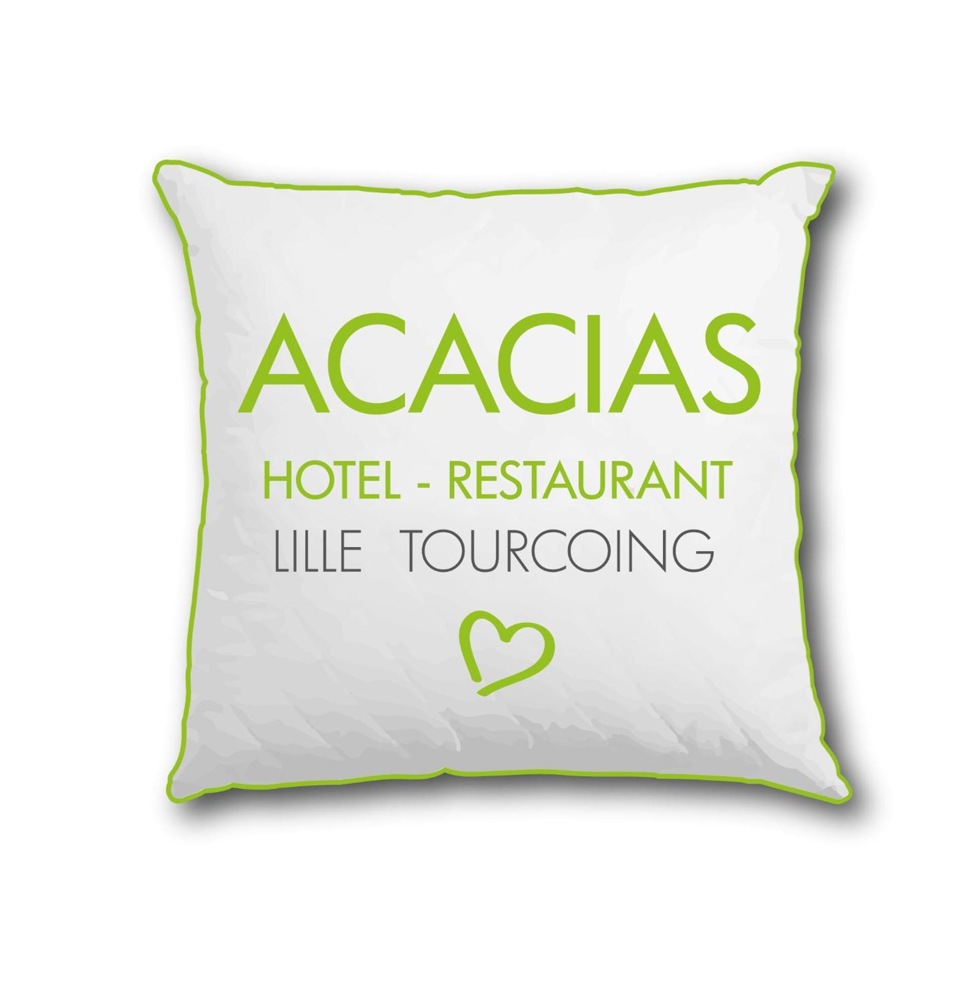 Logis Hotel Restaurant Des Acacias Lille Neuville En Ferrain Невиль-ан-Феррен Экстерьер фото